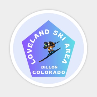 Loveland Ski Area Dillon Colorado U.S.A. Gift Ideas For The Ski Enthusiast. Magnet
